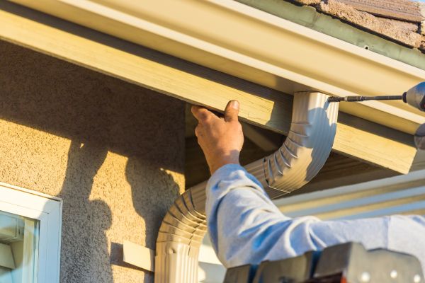 Cost of Aluminum Rain Gutter Service in Ellicott City